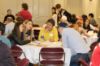 Thanksgiving table of people